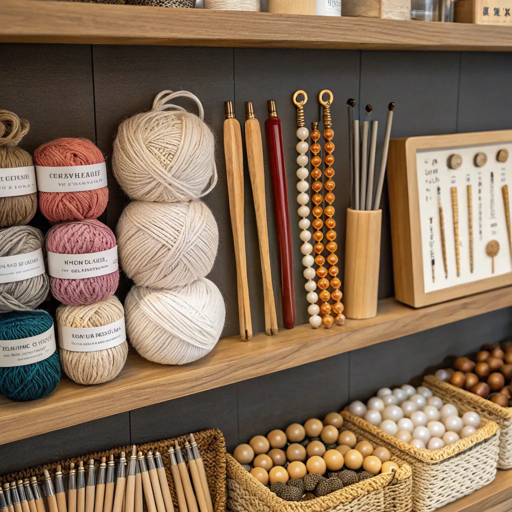 Handicraft Supplies Display